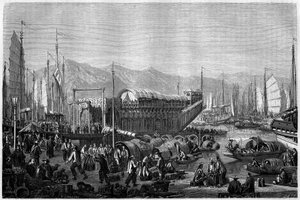 Boat des Fleurs, 1860 yılında Çin