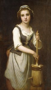 Tereyağı çalkalamak by Pierre Francois Bouchard