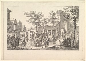 Moda Portreleri Tabağı, 1760-61. by Pierre Francois Courtois
