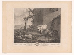 Melkende çobanı Çobanın Mesleği (nesne üzerindeki başlık) by Pierre Francois Laurent