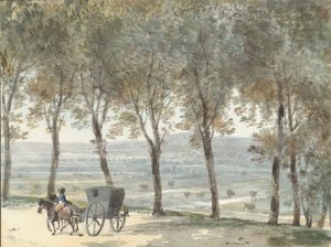 Château d'Eu'ya Bir Yolculuğun Eskiz Defteri, 1811.