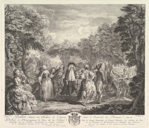 Parnassus Karnavalı, 1761-62. by Pierre François Basan