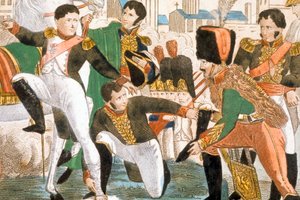 Napolyon Regensburg'da yaralandım (1809) by Pierre Gautherot