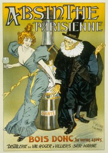 Pierre Henri Gelis-Didot ve Louis Malteste tarafından "Absinthe parisienne" c. 1900 (afiş) by Pierre Gelis Didot