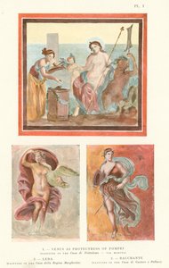 Pompei, Leda, Bacchante'nin Koruyucusu Olarak Venüs (renkli taş) by Pierre Gusman
