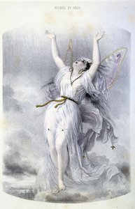 Peri: La Peri - “Mitolojik kadınlar”da, Mery ve Foelix tarafından, hasta. Yazan: G. Staal, ed. Gouet tarafından by Pierre Gustave Eugene Staal