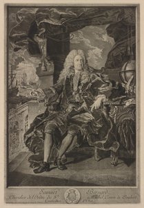 Samuel Bernard. by Pierre Imbert Drevet