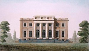 Oudenaarde yakınlarındaki Wannegem Şatosu, Pierre Jacques Goetghebuer tarafından 