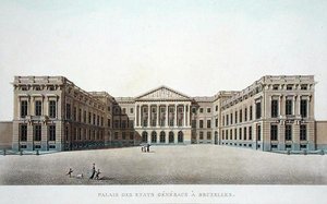 Estates Genel Sarayı, Brüksel, Pierre Jacques Goetghebuer tarafından 