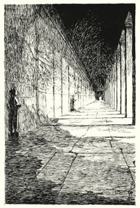 Birinci katın galerisi, Angkor Vat (gravür) by Pierre Jeannerat de Beerski