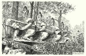Korkuluğun devleri (gravür) by Pierre Jeannerat de Beerski