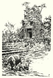 Halat dansçılarının kulelerinden biri (gravür) by Pierre Jeannerat de Beerski