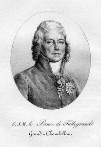 Charles Maurice de Talleyrand-Perigord, Fransız diplomat, 19. yüzyıl.