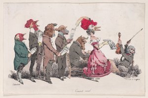 Günün Metamorfozlarından Vokal Konseri, 1829.