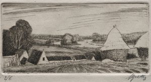 Brebant Çiftliği by Pierre Louis Gatier