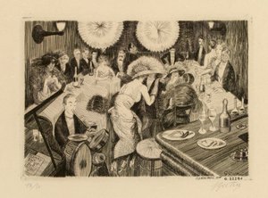 Çatıdaki Le Boeuf'taki Bar by Pierre Louis Gatier
