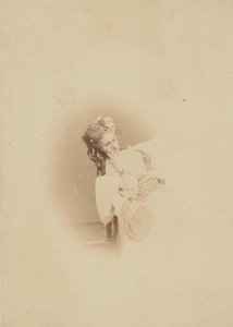 [Ritrosetta Elbiseli Vinyetli Oturma], 1861-67. by Pierre Louis Pierson