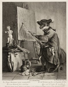 Maymun Ressam by Pierre Louis de Surugue