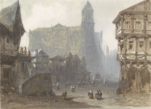 Rouen'deki Eski Pazar Meydanı