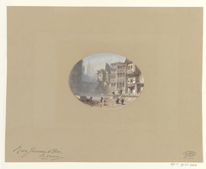 Rouen'deki Jeanne d'Arc caddesi