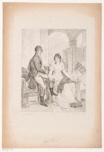 Moritz von Fries ve eşinin portresi Baron Gérard