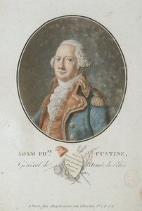 Kont Adam Philippe de Custine 1740-1793, 1793. by Pierre Michel Alix