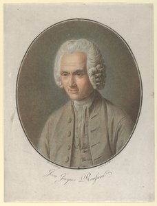 Jean Jacques Rousseau, 1791 by Pierre Michel Alix