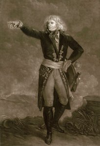 Napolyon Bonapart İtalya Ordusu Başkomutanı olarak (1796-1797) - Pierre Michel (Pierre-Michel) Alix tarafından gravür (1762-1817) by Pierre Michel Alix