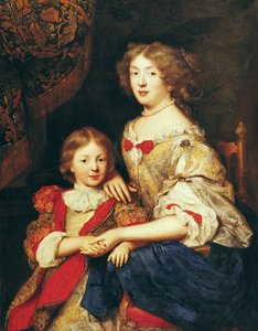 Bir Kadın ve Oğlu by Pierre Mignard
