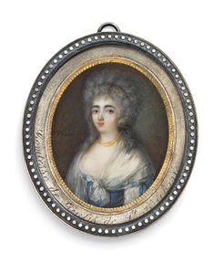 Stéphanie Félicité Ducrest de Saint-Aubin, Genlis Kontesi by Pierre Noel Violet