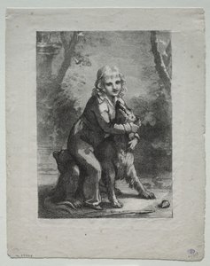 Köpekli çocuk
