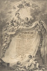 Bordeaux Masonları için Diploma, François Boucher