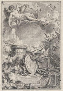 Bir evliliğin hatıra parası, 1780. by Pierre Philippe Choffard