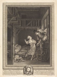Yavaşça yürü, yumuşakça konuş by Pierre Philippe Choffard after Pierre Antoine Baudouin