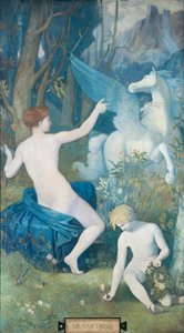 Puvis de Chavannes tarafından Fantezi, Pierre Cecil (1824-1898) by Pierre Puvis de Chavannes