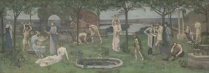 Sanat ve Doğa Arasında, ca. 1890-95. by Pierre Puvis de Chavannes