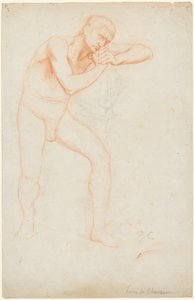 erkek çıplak by Pierre Puvis de Chavannes