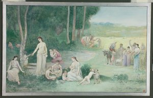 Yaz by Pierre Puvis de Chavannes