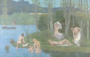 Yaz, 1891. by Pierre Puvis de Chavannes