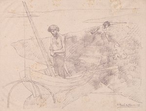 Zavallı Balıkçı by Pierre Puvis de Chavannes