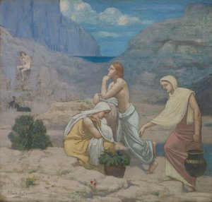 Çoban Şarkısı, 1891. by Pierre Puvis de Chavannes