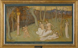Kutsal koru (tuval üzerine resim) by Pierre Puvis de Chavannes