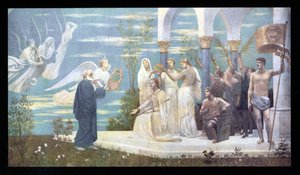 Victor HUGO - portre by Pierre Puvis de Chavannes
