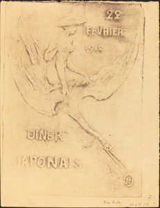 Kadın ve Kuğu, 22 Şubat 1912, Lokanta Japonca (Kadın ve Kuş, 22 Şubat 1912, J