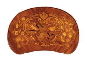 Louis XV tablo a ecrire, c.1750 (lale ağacı ve kakmacılık) (ayrıca bkz. 463005)