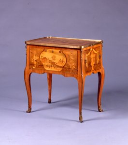 Geçiş tablosu a la Bourgogne (ormolu monte lale ağacı ve kakmacılık) (ayrıca bkz. 463011, 463012 ve 463013) by Pierre Roussel