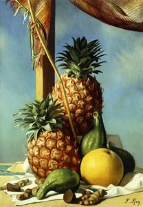 Ananaslı Natürmort; Doğa Morte avec Ananas
