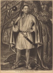 Etow oh Koam, Nehir Ulusu Kralı by Pierre Simon II after John Verelst