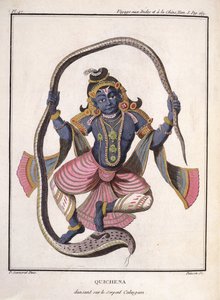 Krishna, Poisson tarafından oyulmuş, 1782