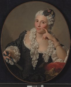 Anne-Marie Zina Durand de Lironcourt'un Portresi (tuval üzerine yağlı boya) by Pierre Subleyras